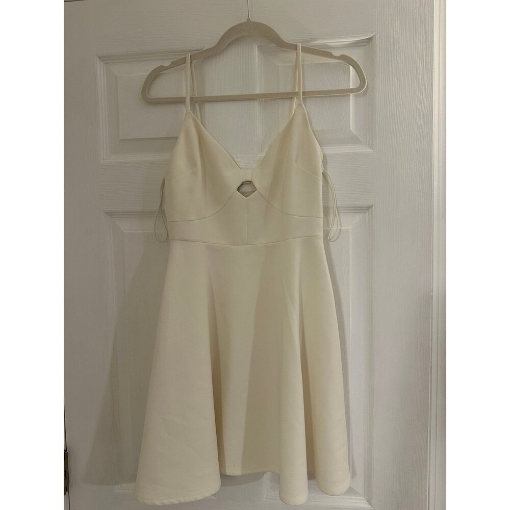 Likely Auburn Cut Out Fit & Flare Dress
White / Ivory | Size 4